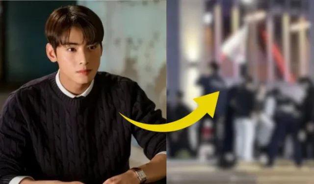 Agência ASTRO Cha Eunwoo fala sobre incidente surpreendente de esfaqueamento no VMAJ 2023