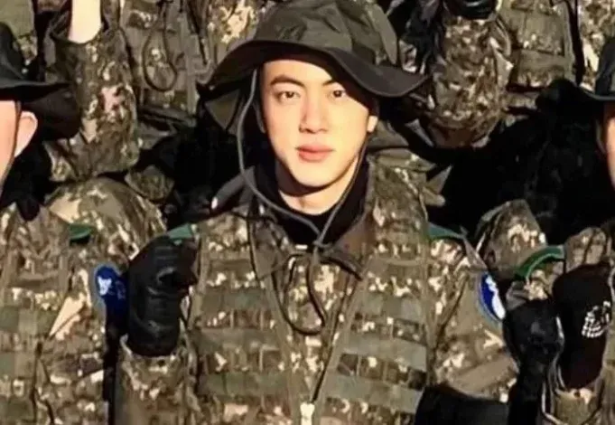 bts jin militare