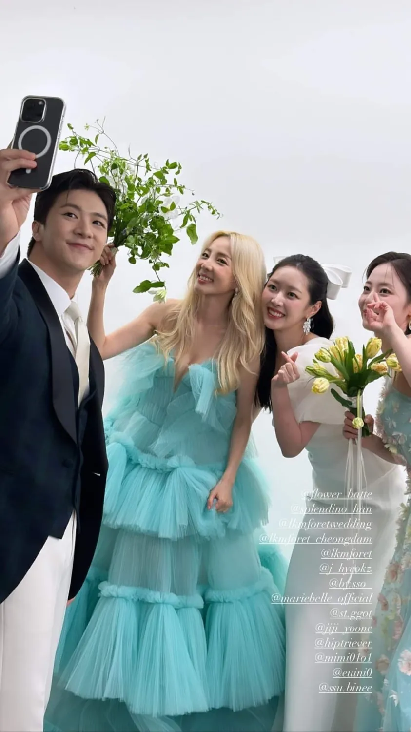 Ex-MBLAQ Thunder e Mimi compartilham sessão de fotos de casamento – Irmãs de ídolos masculinos chamam atenção por imagens juvenis
