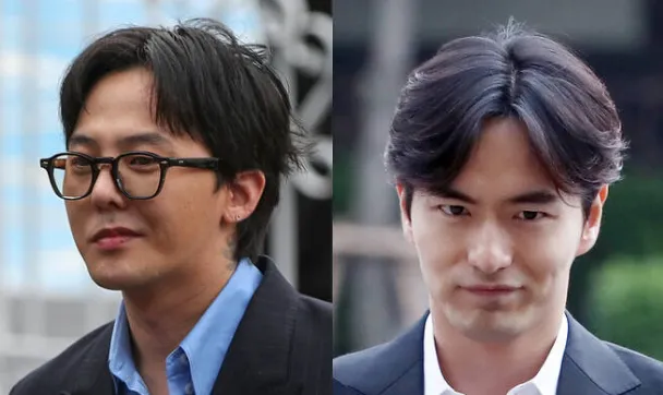 A polícia de G-Dragon e Lee Jin-wook invoca semelhanças: sorrisos confiantes e aparências relaxadas