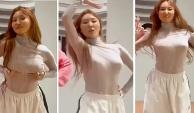 Hwasa strahlt in neuem Dance-Challenge-Video Sexappeal aus, auch ohne ihre Kleidung zu enthüllen