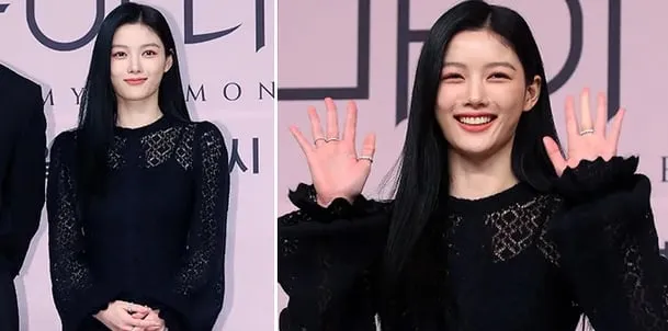 Kim Yoo-jung verblüfft in einem durchsichtigen Minikleid mit einem Twist im Vergleich zu Chanels Model