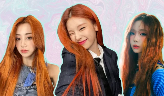 Quelle idole a le mieux secoué les cheveux orange ? ITZY Yeji, LE SSERAFIM Yunjin, aespa Winter, Plus !