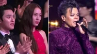 Reações confusas dos atores ao desempenho único da JYP no 44º Blue Dragon Film Awards 