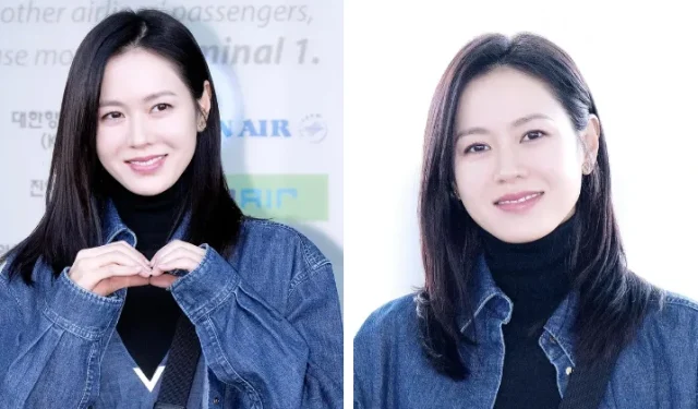 La belleza atemporal de Son Ye Jin sorprende en el aeropuerto, pero su atuendo genera preguntas entre los internautas