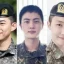 Ídolos que possuem vida militar exemplar: Ok Taec-yeon, Jung Yong-hwa e Jin e J-Hope do BTS