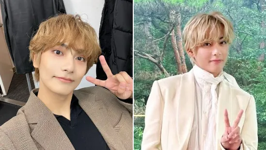 K-netizens reagem ao ídolo masculino novato parecendo o V do BTS em fotos de pré-estréia