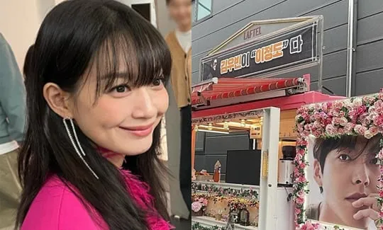 Shin Min-ah a envoyé un camion de café sur le plateau de tournage de son petit ami de 9 ans, Kim Woo-bin, « Kim Woo-bin est à ce niveau »