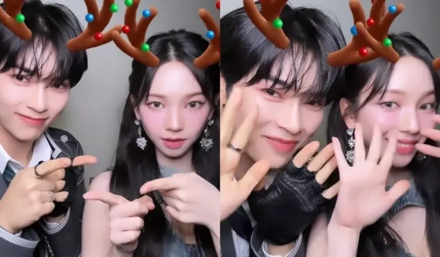 aespa Karina et ZB1 Sung Hanbin font s’effondrer Internet avec le défi « Jingle Bell Rock »