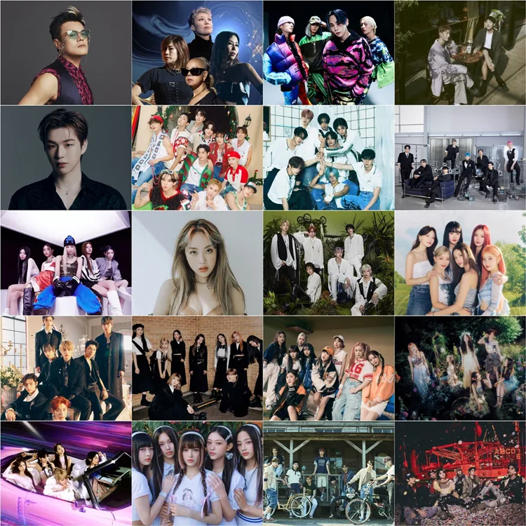 aespa 與 RIIZE 合作製作“Winter-KBS” 2023 年音樂銀行全球音樂節舞台