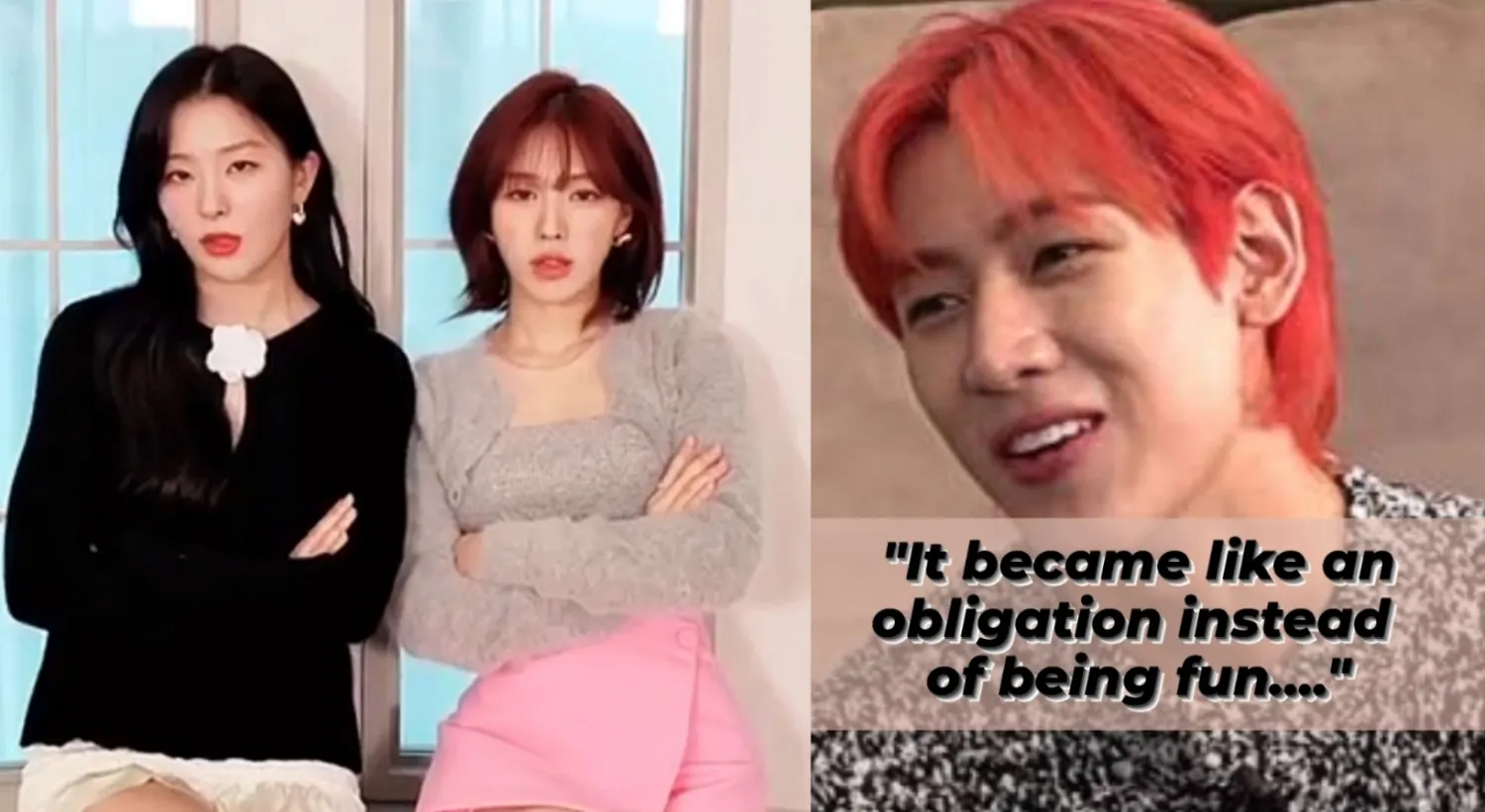 BamBam、Seulgi 和 BamBam溫蒂對韓國流行音樂的「挑戰」做出反應文化：“我認為這太多了…”