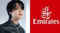 BTS Jimin é eleito um dos artistas mais ouvidos pela Emirates Airline Fliers