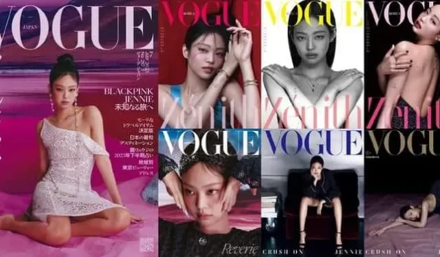 Jennie delle BLACKPINK conquista il titolo di star con più copertine di Vogue in tutto il mondo nel 2023