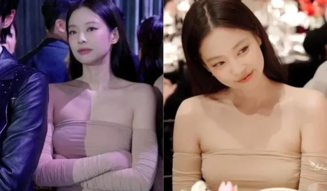 BLACKPINK Jennies völlig andere Stimmung neben zwei männlichen Idolen beim Love Your W Event  