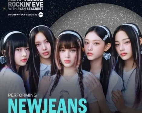 NewJeans se torna o primeiro grupo feminino de K-pop a se apresentar no programa especial de ano novo da ABC nos EUA