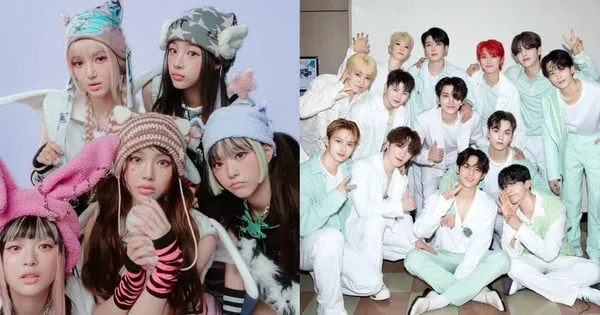 NewJeans e SEVENTEEN da HYBE lideram as paradas coreanas em 2023, YG e JYP Struggle