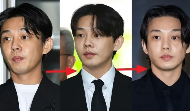 Yoo Ah-in appare in tribunale con un aspetto smunto “Anche questa volta moda tutta nera”