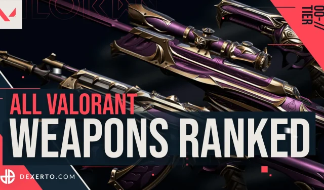 Liste des niveaux d’armes Valorant : les meilleures armes à utiliser sur le patch 8.0