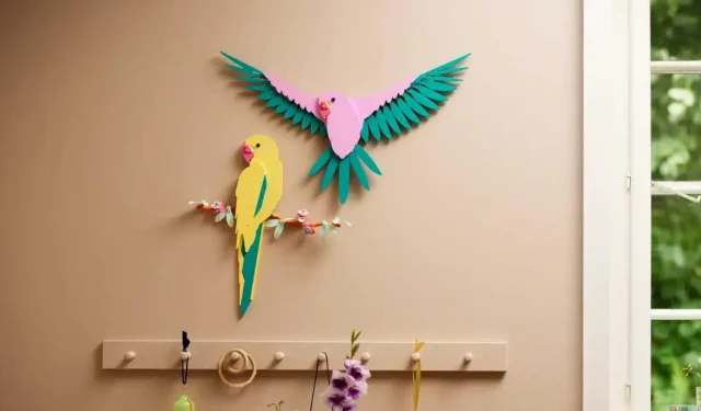 El nuevo set LEGO Art Macaw Parrots toma vuelo a medida que está disponible