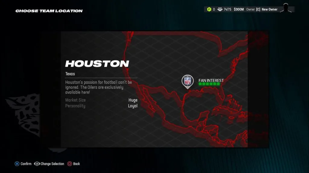 Madden 24 città di Houston