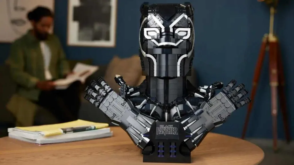 LEGO Marvel Black Panther-Set ausgestellt