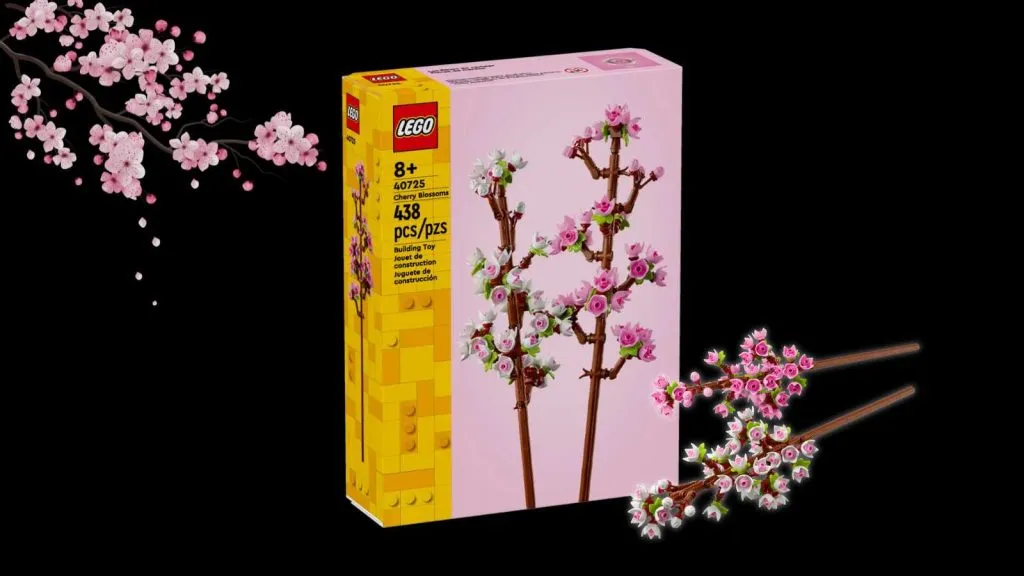 Les fleurs de cerisier LEGO Creator fleurissent alors qu'elles