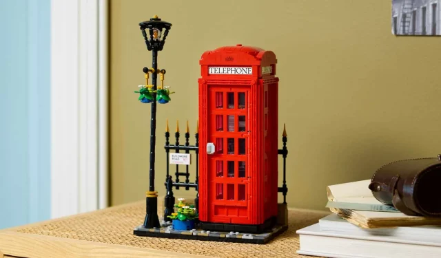 Chamada de Londres com um novo conjunto LEGO Ideas Red London Phone Box