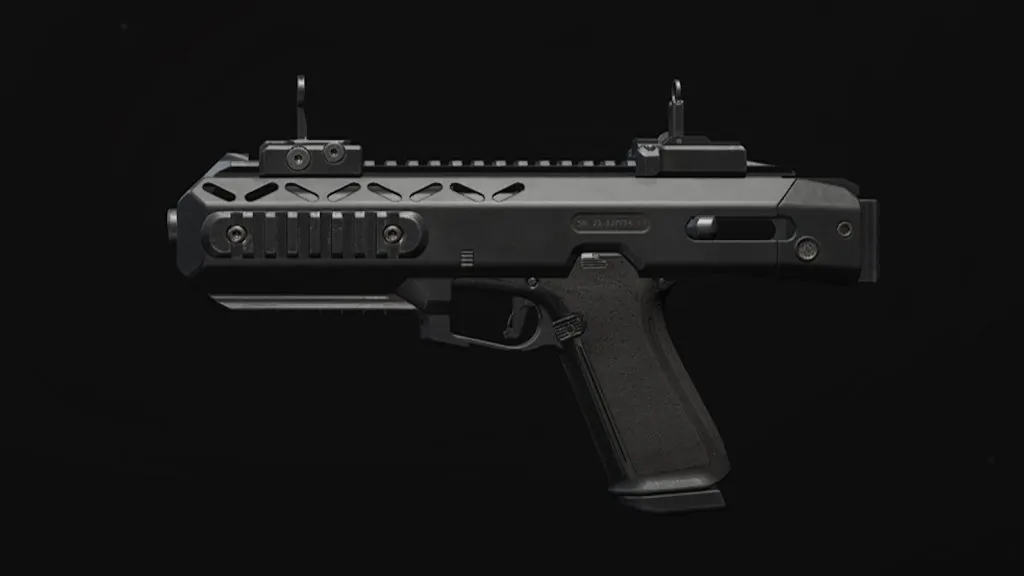 Pistola COR-45 en Warzone con el kit de conversión XRK IP-V2 equipado.