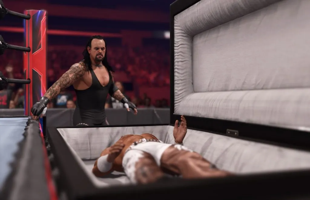 Casket Match w WWE 2K24