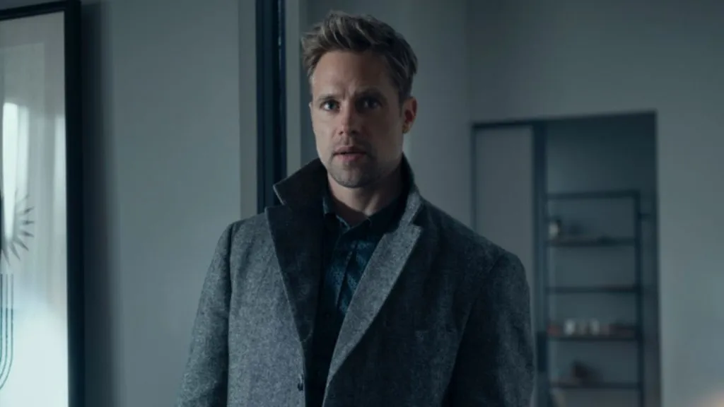 Shaun Sipos nel ruolo di David O'Donnell nella seconda stagione di Reacher.