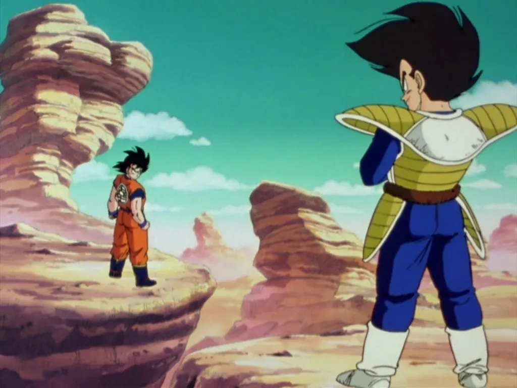 Dragon Ball Z Goku contro Vegeta