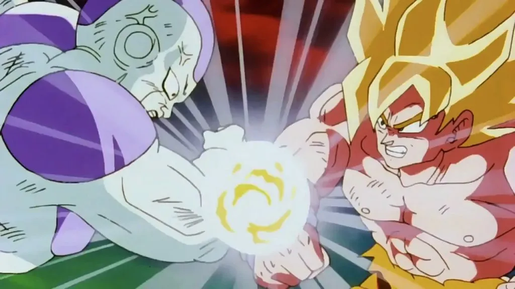 Dragon Ball Z Goku contro Freezer