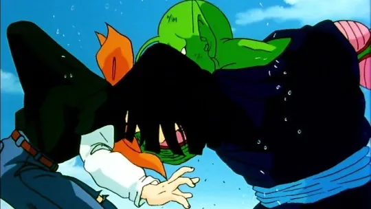 Dragon Ball Z piccolo contro Android 17