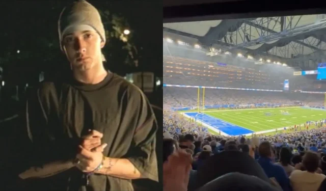 Miles de fanáticos de Eminem cantan ‘Lose Yourself’ en el juego de la NFL Rams vs Lions