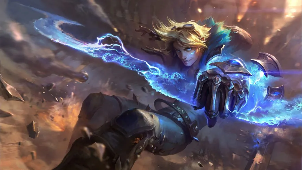 Arte inicial de Ezreal