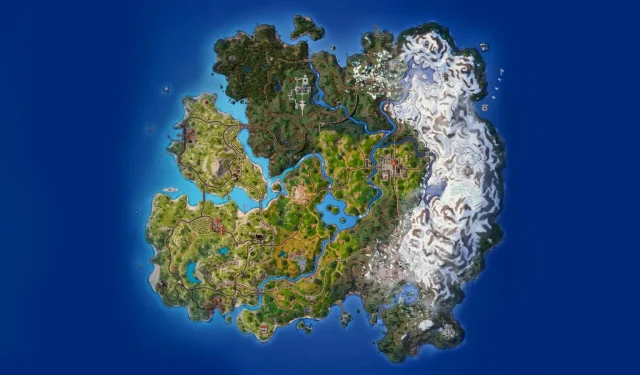 O jogador Fortnite resume perfeitamente cada área do mapa do Capítulo 5: “Ninguém está aqui”, “Zona de guerra”, mais