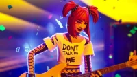 Jugador de Fortnite parodia el modo Festival censurando canciones doblando en versión infantil