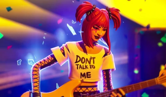 Jugador de Fortnite parodia el modo Festival censurando canciones doblando en versión infantil