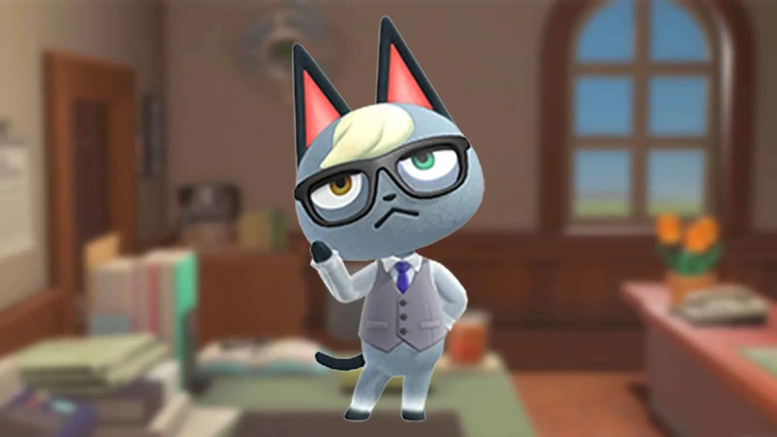 Raymond apparaissant dans Animal Crossing New Horizons