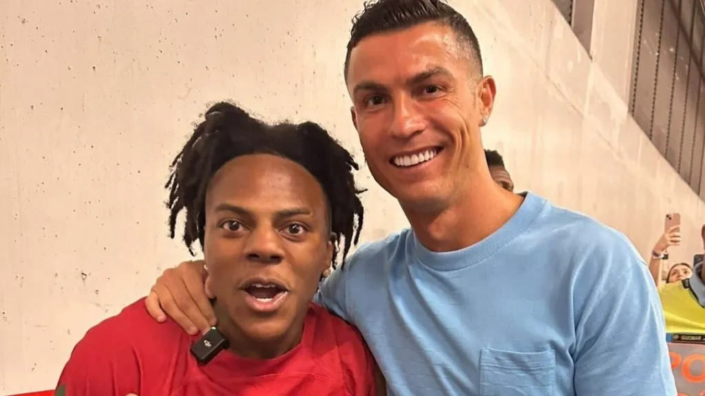 IShowSpeed ​​finalmente conoce a Cristiano Ronaldo