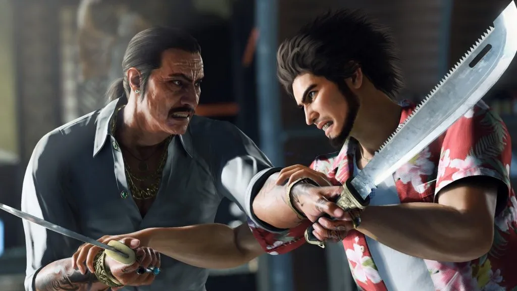 Scena di combattimento di Yakuza 8