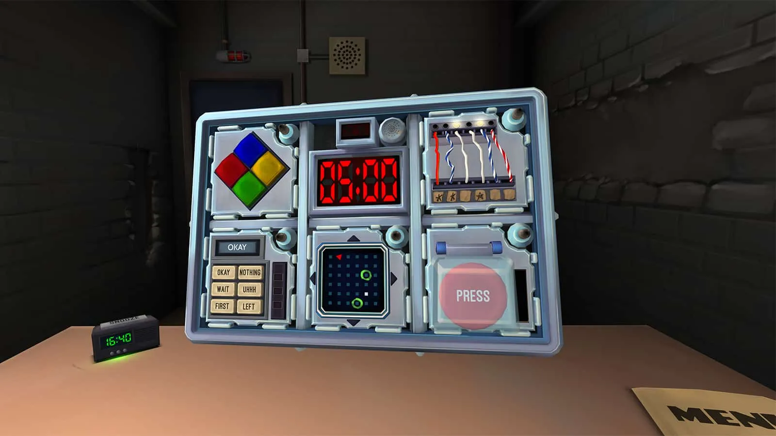 Ein Screenshot von Keep Talking und Nobody Explodes