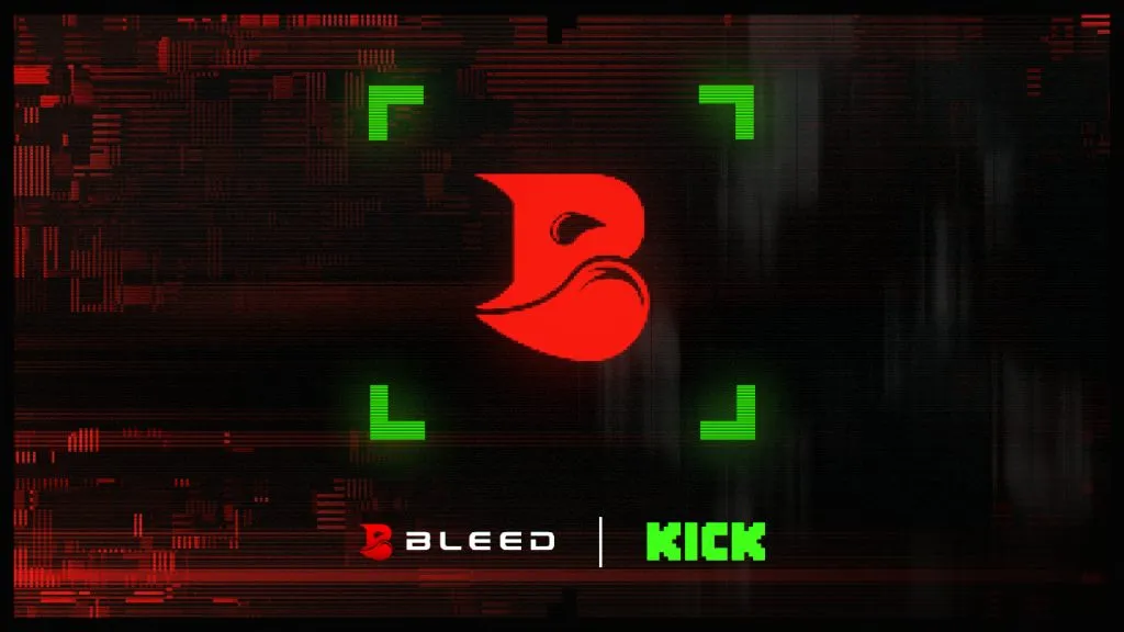 Kick entra na indústria de esportes eletrônicos em nova parceria com Bleed Esports