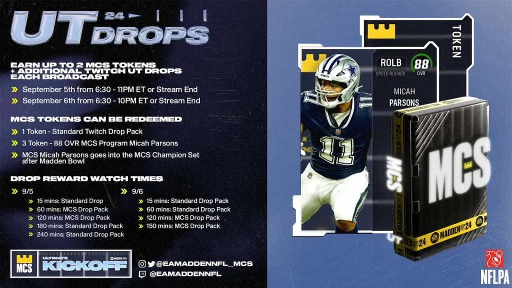 Grafica MCS Ultimate Kickoff per Madden 24