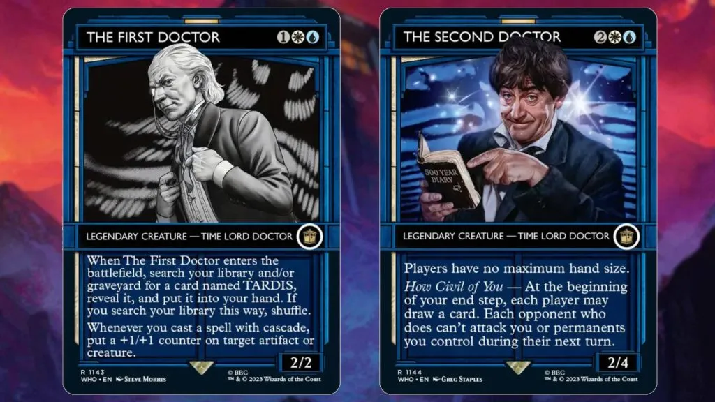 MTG Doctor Who pierwszy i drugi