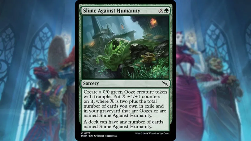 Tarjeta MTG Slime Contra la Humanidad