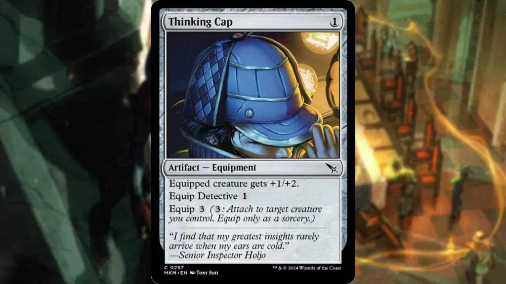 MTG Thinking Cap 카드