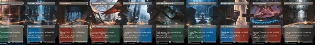 Puzzle della terra di MTG Karlov Manor