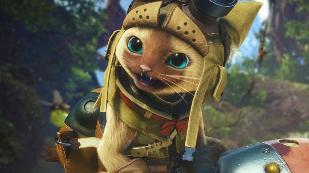 Felyne indossa un cappello in Monster Hunter