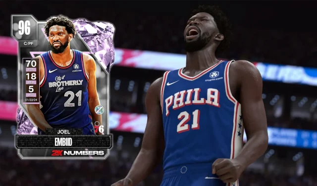 NBA 2K24: MyTeam で 96 OVR ピンク ダイヤモンド ジョエル・エンビードを入手する方法